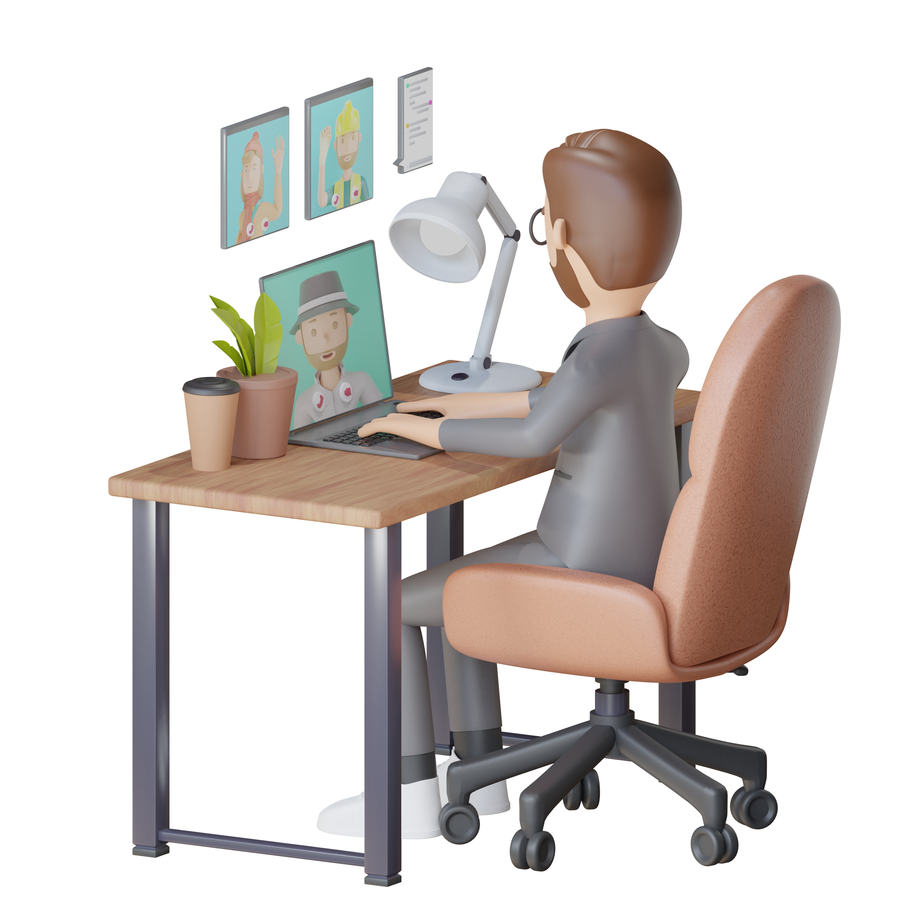 Escritorio Virtual Ilustración
